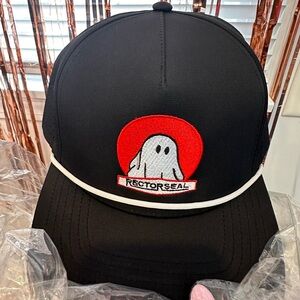 Black Rectorseal Ghost Logo Cap